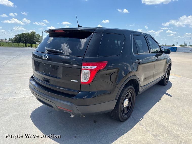 image for item ET6328 2014 Ford Explorer Police Interceptor SUV