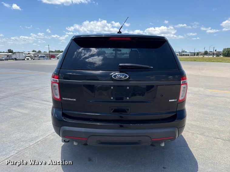 image for item ET6328 2014 Ford Explorer Police Interceptor SUV