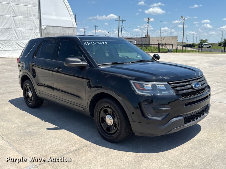 image for item ET6332 2016 Ford Explorer Police Interceptor SUV