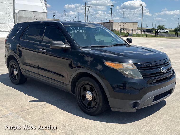 image for item ET6333 2015 Ford Explorer Police Interceptor SUV