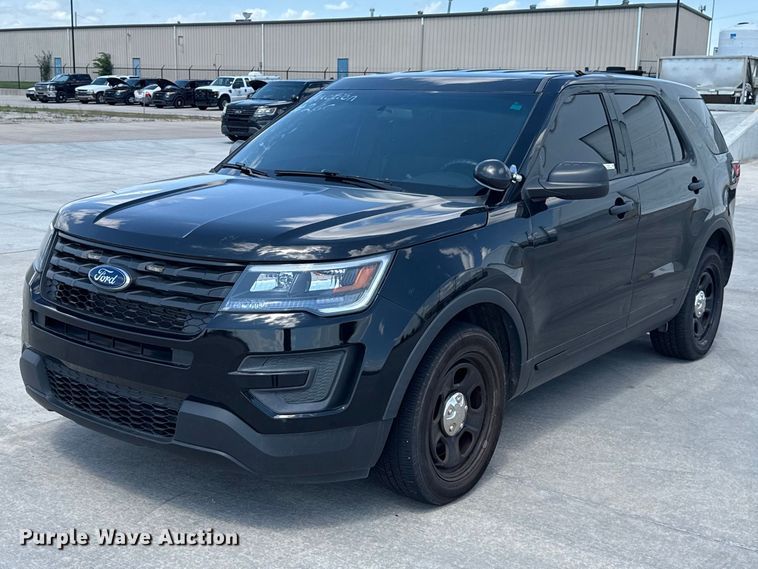 image for item ET6334 2016 Ford Explorer Police Interceptor SUV