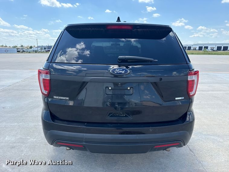 image for item ET6334 2016 Ford Explorer Police Interceptor SUV
