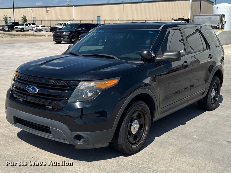 image for item ET6336 2015 Ford Explorer Police Interceptor SUV