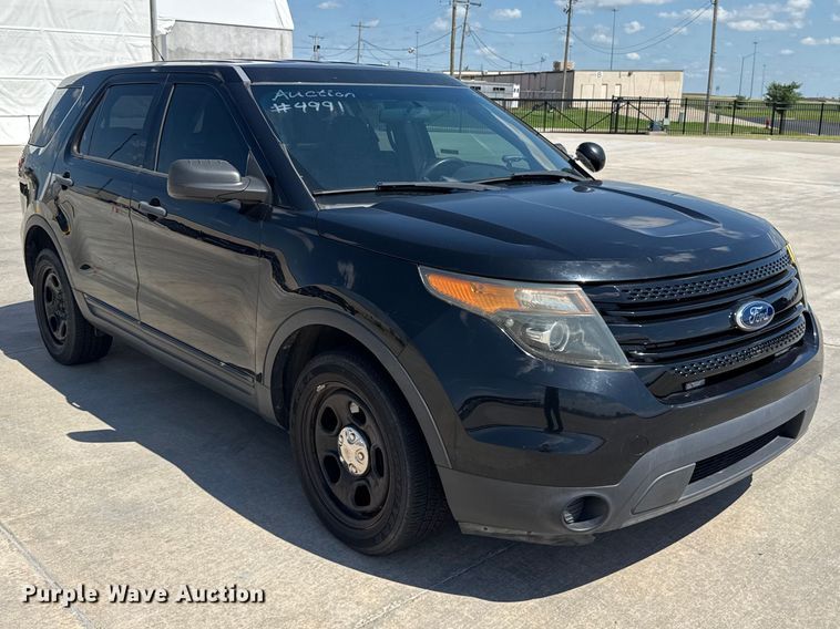 image for item ET6336 2015 Ford Explorer Police Interceptor SUV