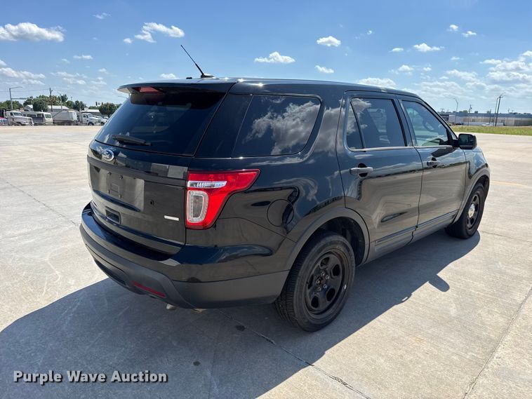 image for item ET6336 2015 Ford Explorer Police Interceptor SUV