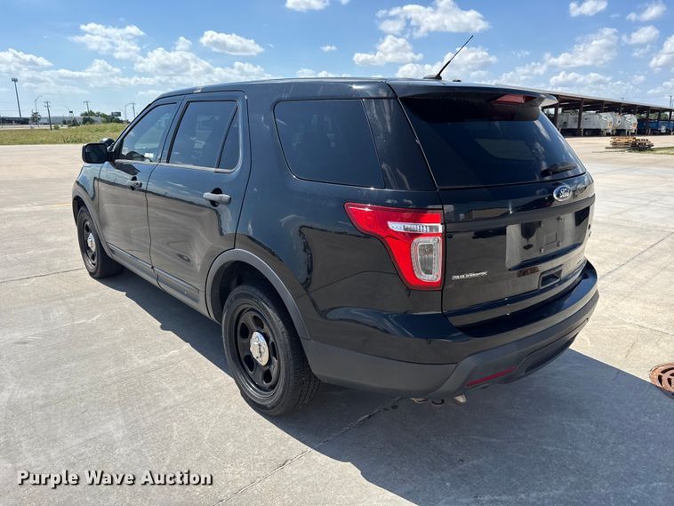 image for item ET6336 2015 Ford Explorer Police Interceptor SUV