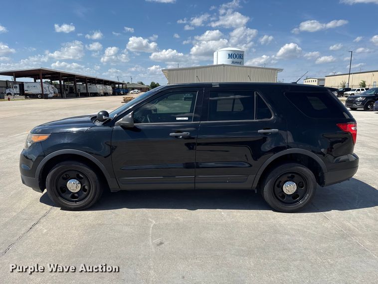 image for item ET6336 2015 Ford Explorer Police Interceptor SUV