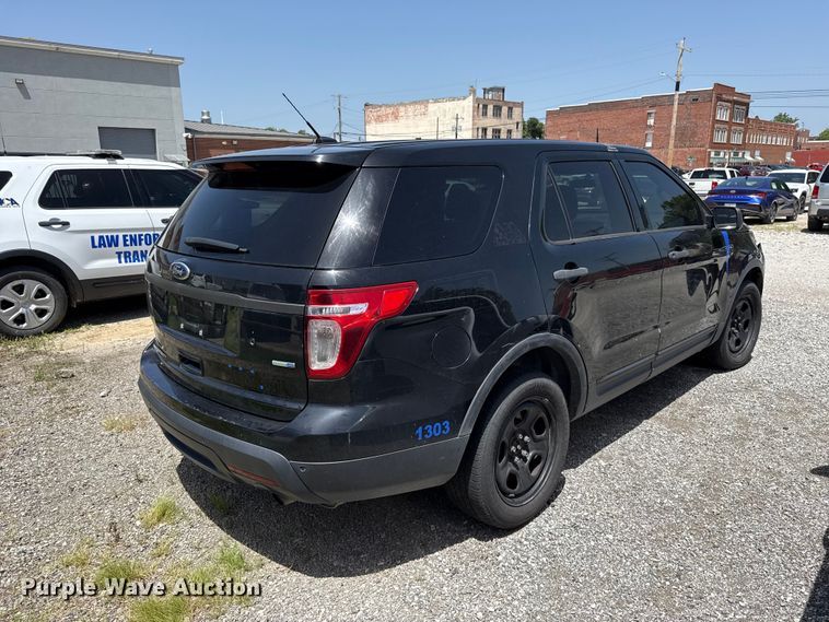 image for item ET6401 2014 Ford Explorer Police Interceptor SUV