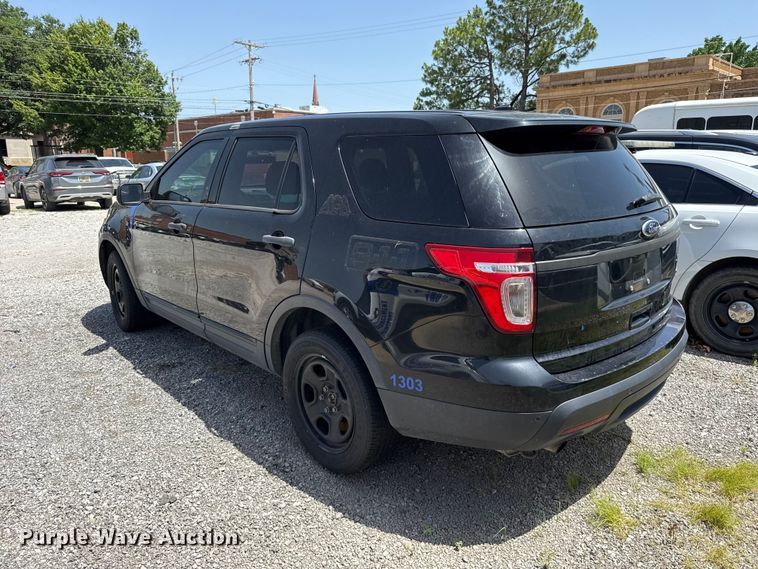 image for item ET6401 2014 Ford Explorer Police Interceptor SUV