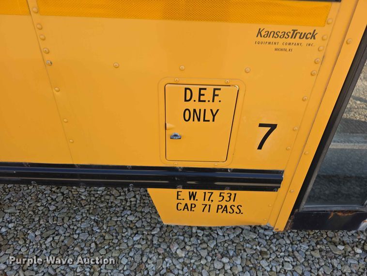 image for item EV2269 2013 Blue Bird school bus