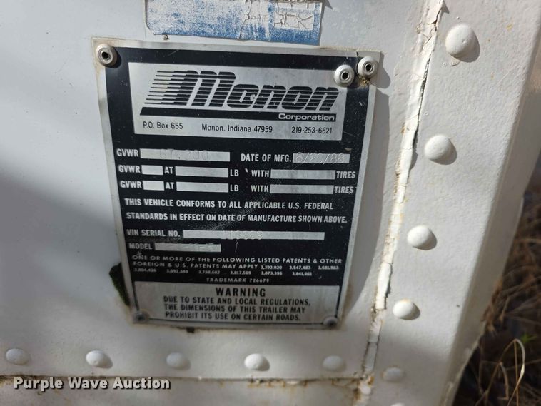 image for item EV2273 1988 Monon MSX-DC-00-45W shipping container