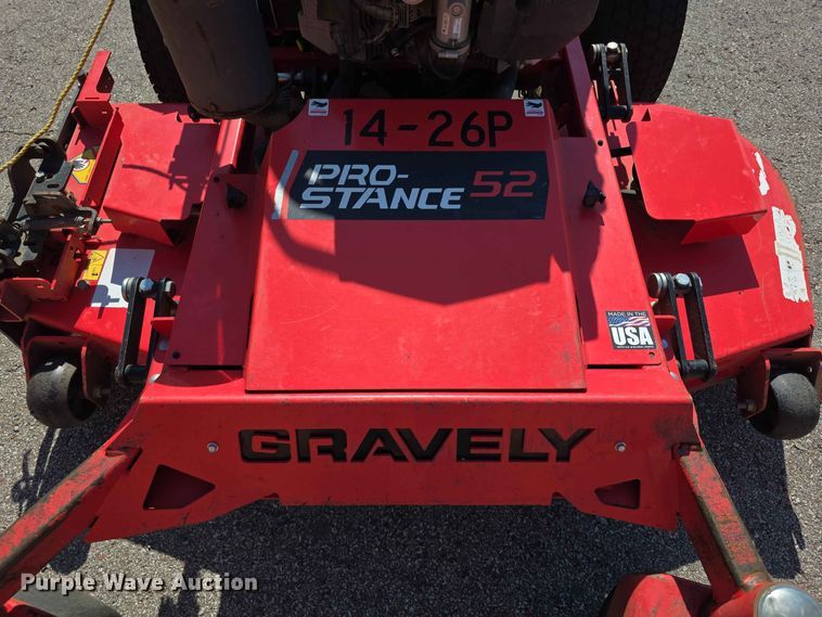 image for item EV2276 Gravely Pro Stance 52 ZTR lawn mower
