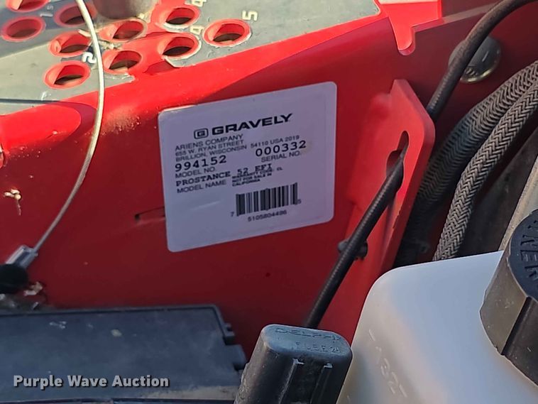 image for item EV2276 Gravely Pro Stance 52 ZTR lawn mower