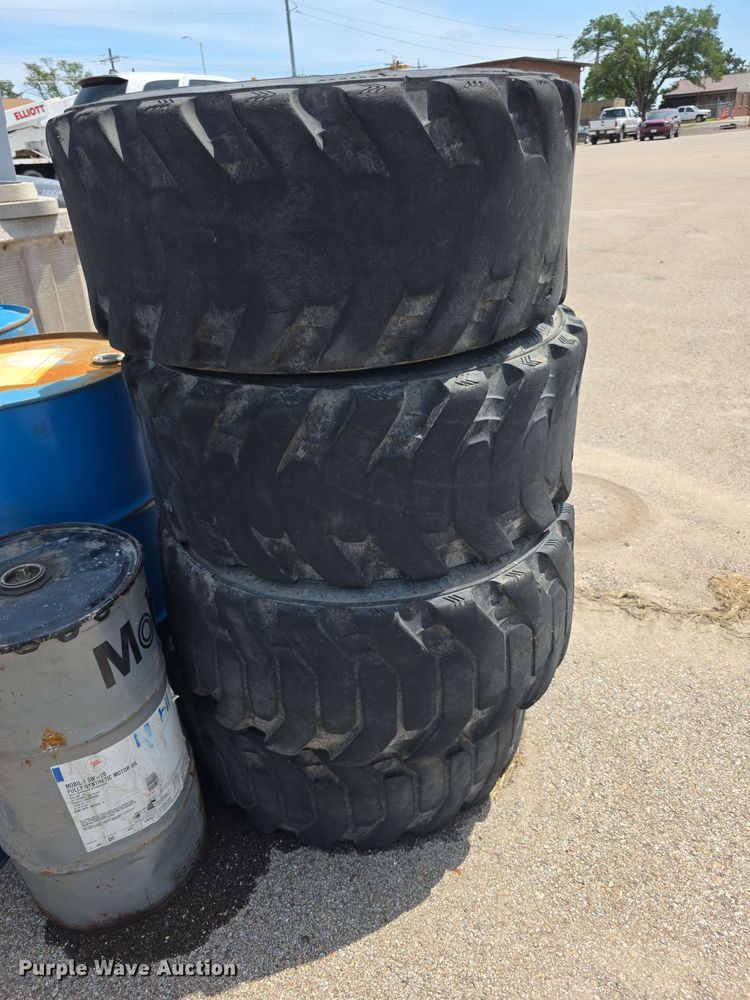 image for item EV2284 (4) Galaxy 14-17.5 skid steer tires