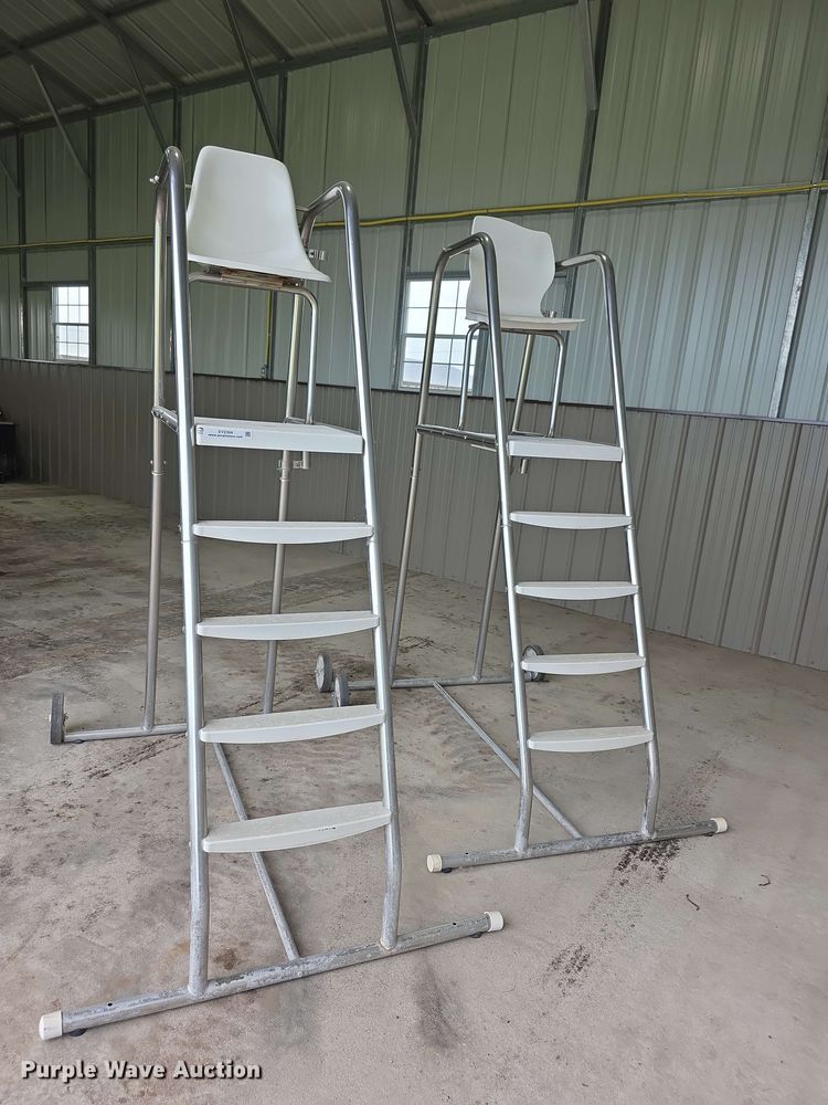 (2) lifeguard chairs