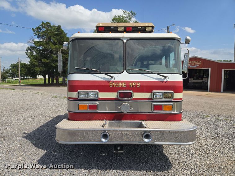 image for item EW0376 1989 Federal Motors pumper fire truck