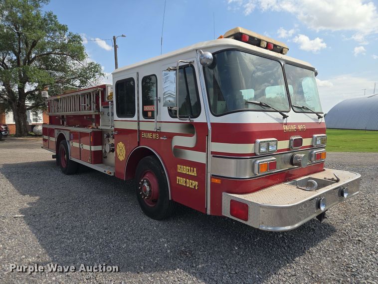 image for item EW0376 1989 Federal Motors pumper fire truck