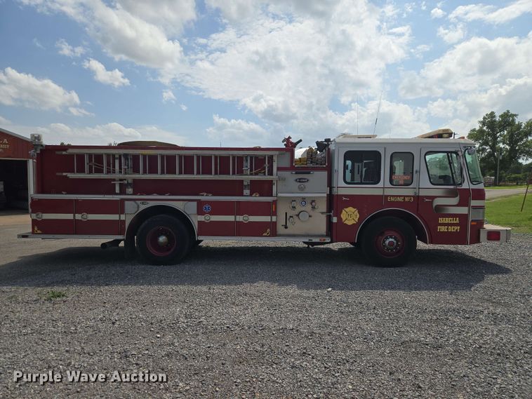 image for item EW0376 1989 Federal Motors pumper fire truck