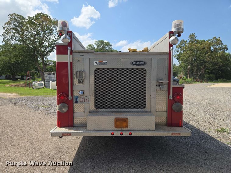 image for item EW0376 1989 Federal Motors pumper fire truck