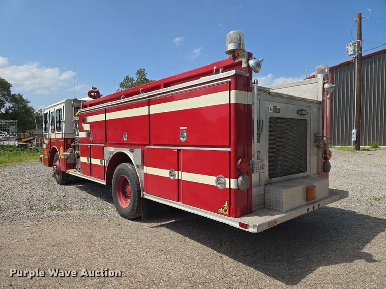 image for item EW0376 1989 Federal Motors pumper fire truck
