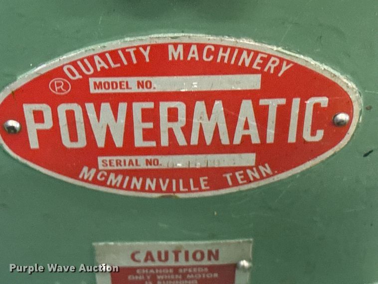 image for item EW4882 Powermatic lathe