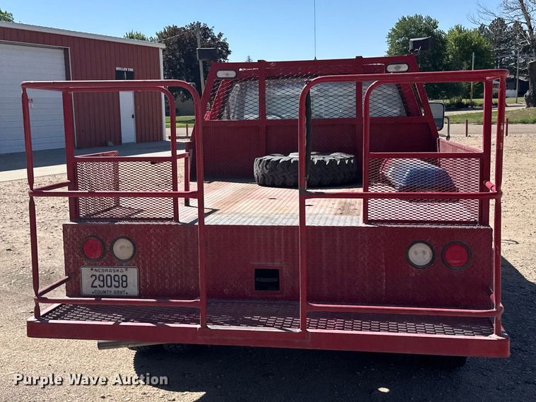 image for item EW4888 1984 Chevrolet K30 flatbed pickup truck