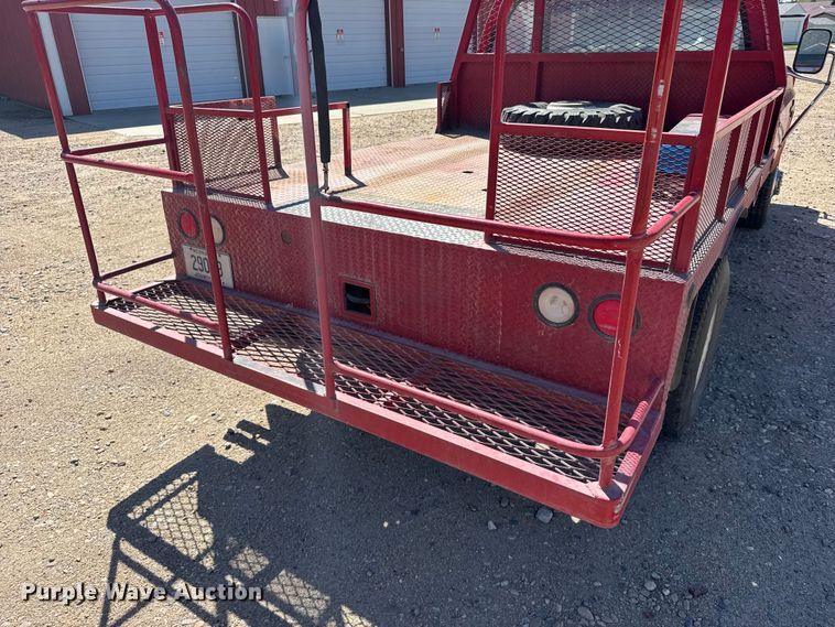 image for item EW4888 1984 Chevrolet K30 flatbed pickup truck