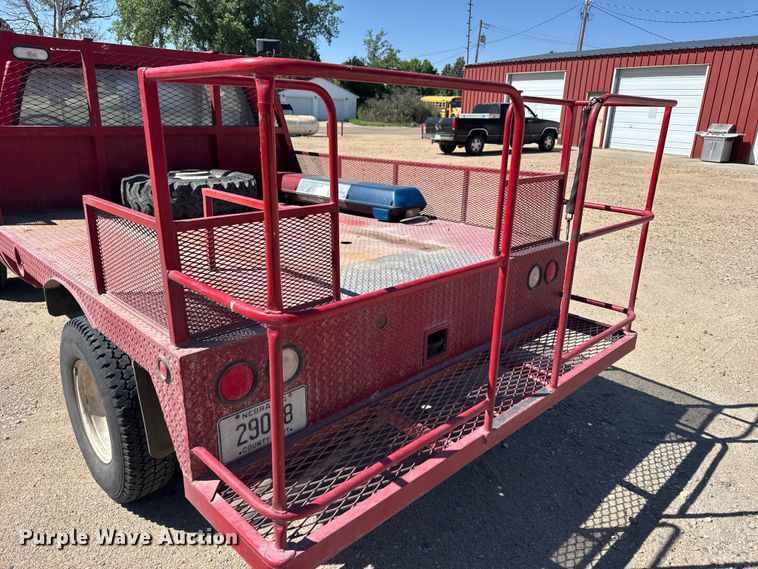 image for item EW4888 1984 Chevrolet K30 flatbed pickup truck