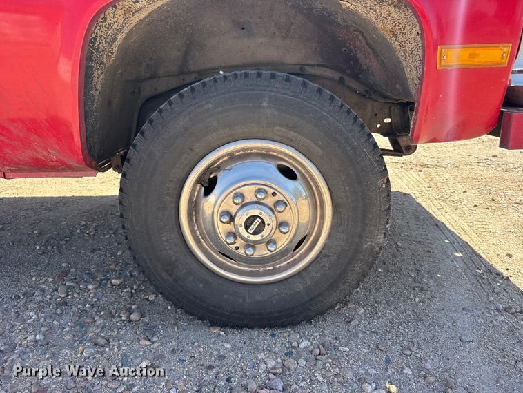 image for item EW4888 1984 Chevrolet K30 flatbed pickup truck