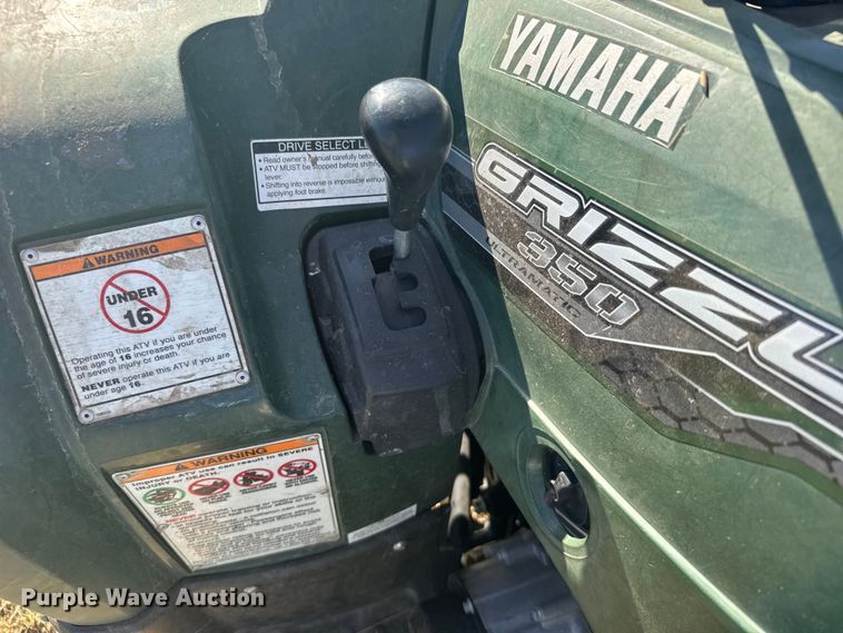 image for item EW4913 2014 Yamaha Grizzly 350 ATV