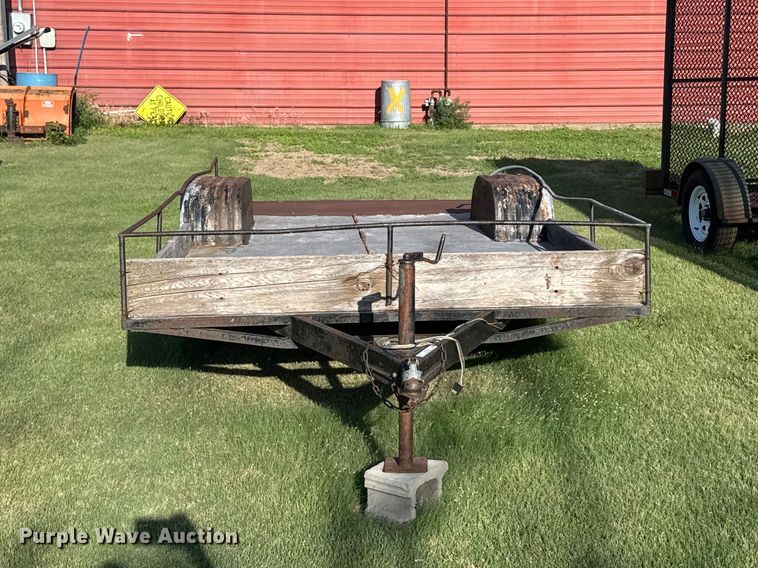 image for item EW4924 Shop built utility trailer