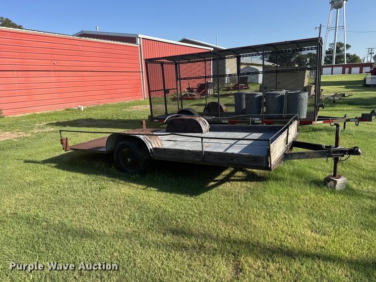 image for item EW4924 Shop built utility trailer