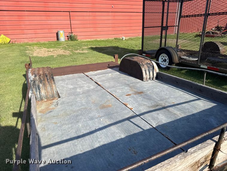 image for item EW4924 Shop built utility trailer