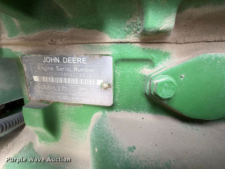 image for item EX2492 2003 John Deere 6615 MFWD tractor