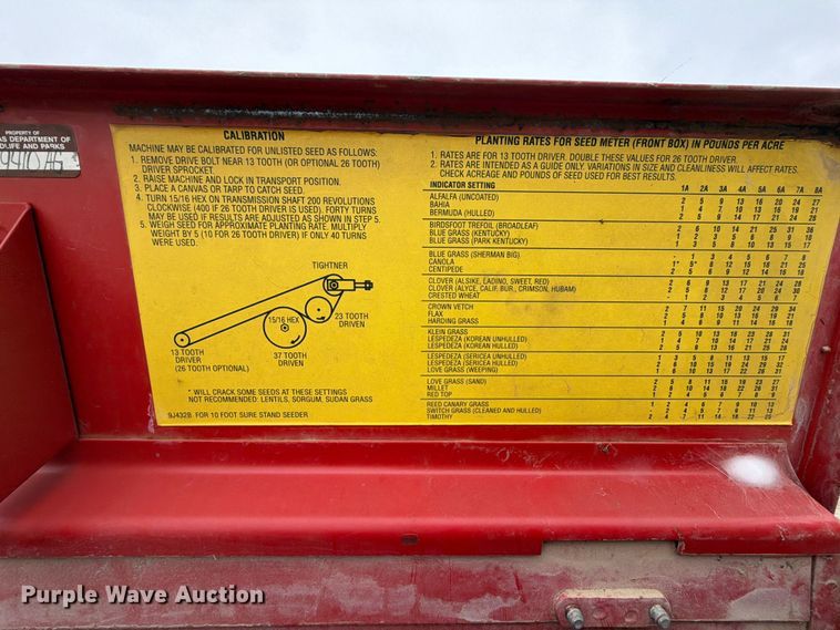 image for item EX2493 Brillion SS-10 seeder