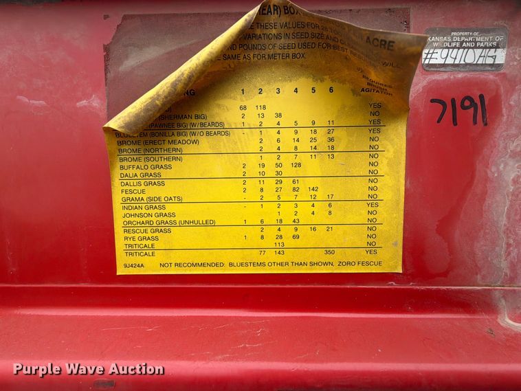 image for item EX2493 Brillion SS-10 seeder