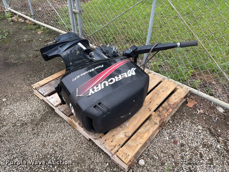 image for item EX2500 2004 Mercury 50 boat engine