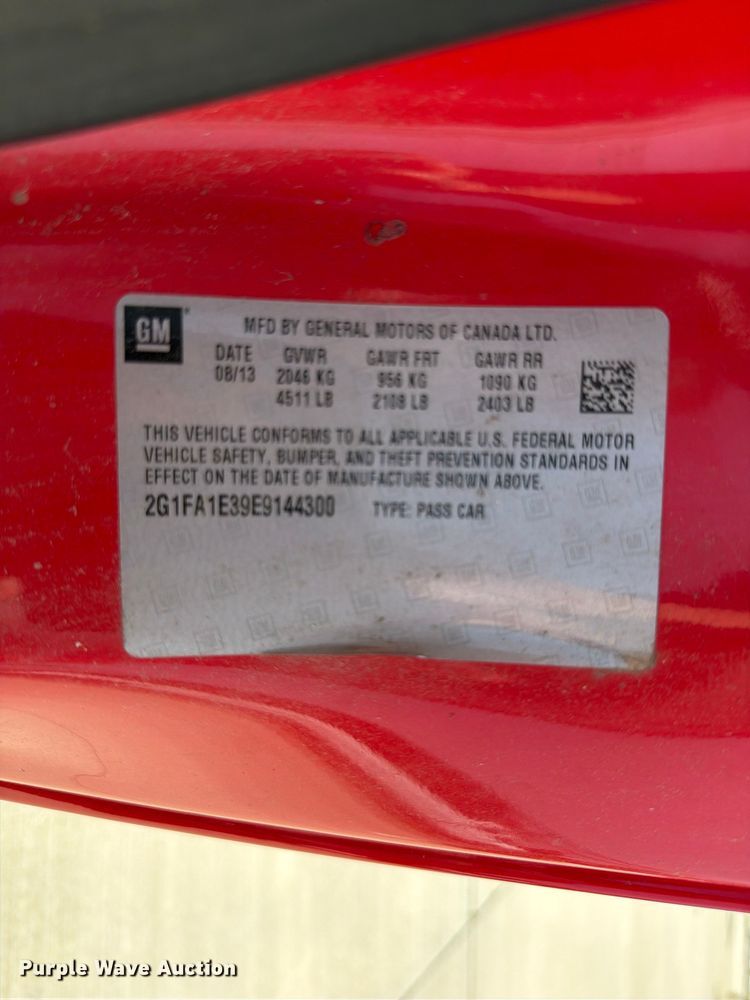 image for item EX2522 2014 Chevrolet Camaro 