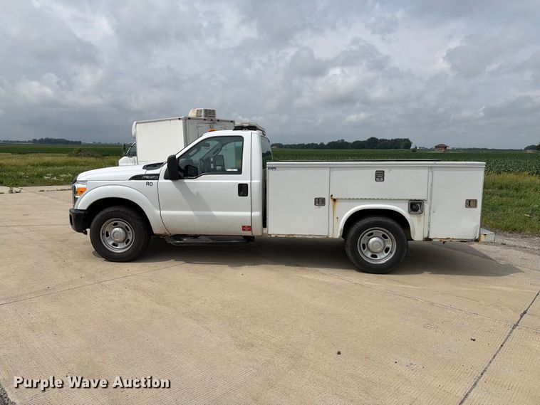 image for item EX4516 2012 Ford F350 Super Duty utility bed pickup truck
