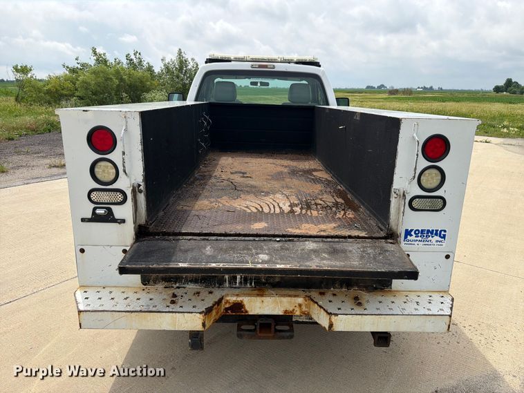 image for item EX4516 2012 Ford F350 Super Duty utility bed pickup truck