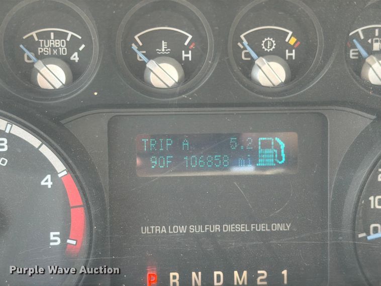 image for item EX4519 2013 Ford F350 Super Duty utility bed pickup truck