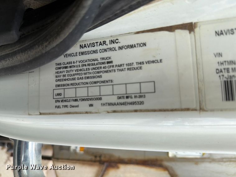 image for item EX4524 2014 International 4300 dump truck
