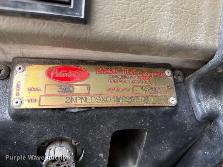 image for item EX4534 2004 Peterbuilt PB330 dump truck