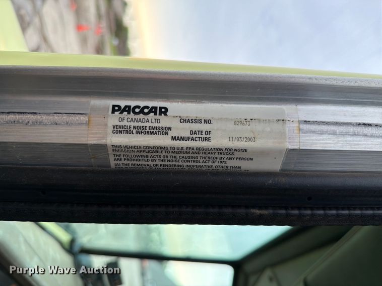 image for item EX4534 2004 Peterbuilt PB330 dump truck
