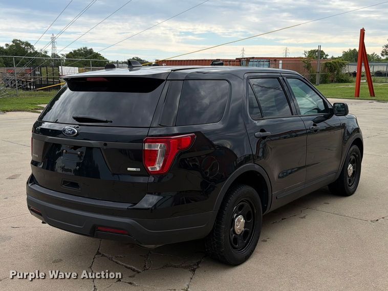 image for item EX4536 2019 Ford Explorer Police Interceptor SUV