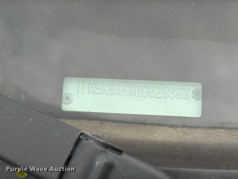 image for item EX4536 2019 Ford Explorer Police Interceptor SUV