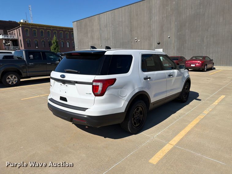 image for item EX4542 2018 Ford Explorer Police Interceptor SUV