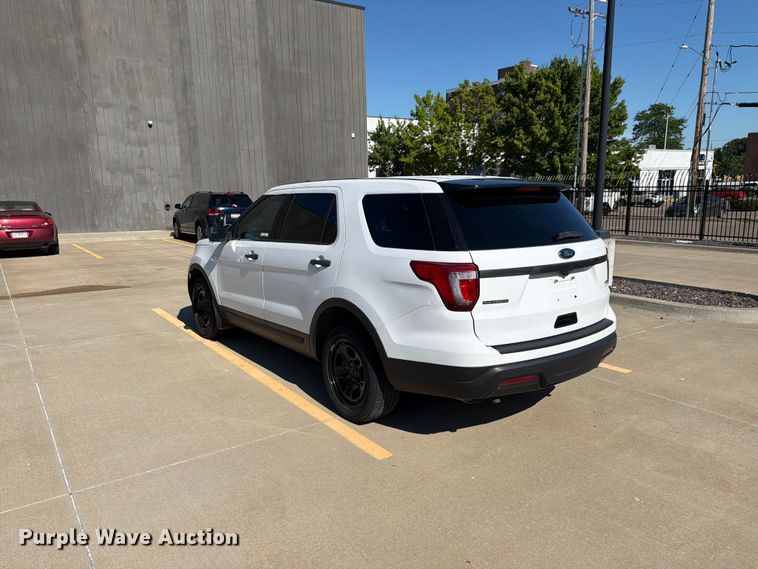 image for item EX4542 2018 Ford Explorer Police Interceptor SUV