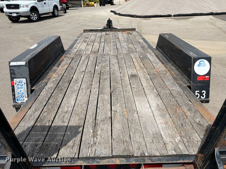 image for item EX5530 2007 Big Tow BE-5 equipment trailer