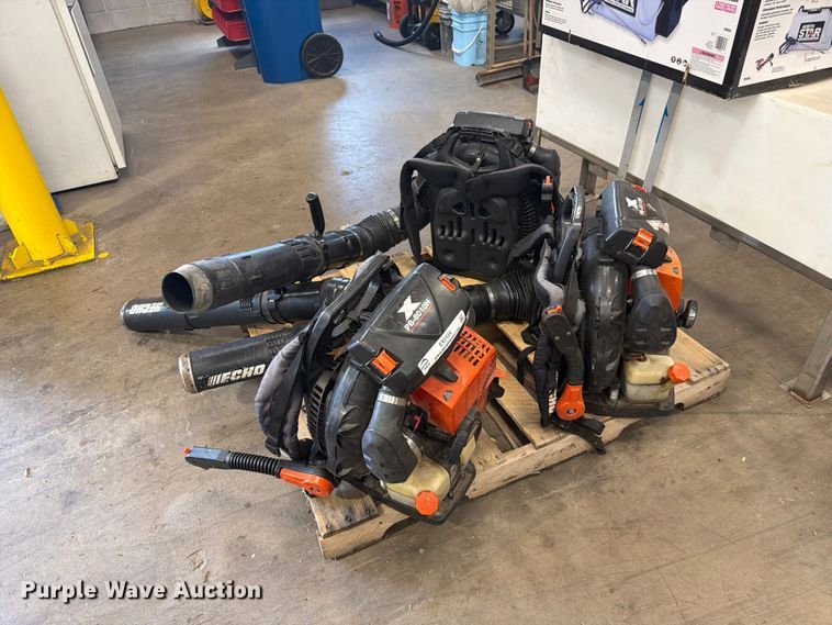 (3) Echo PB-8010H backpack blowers